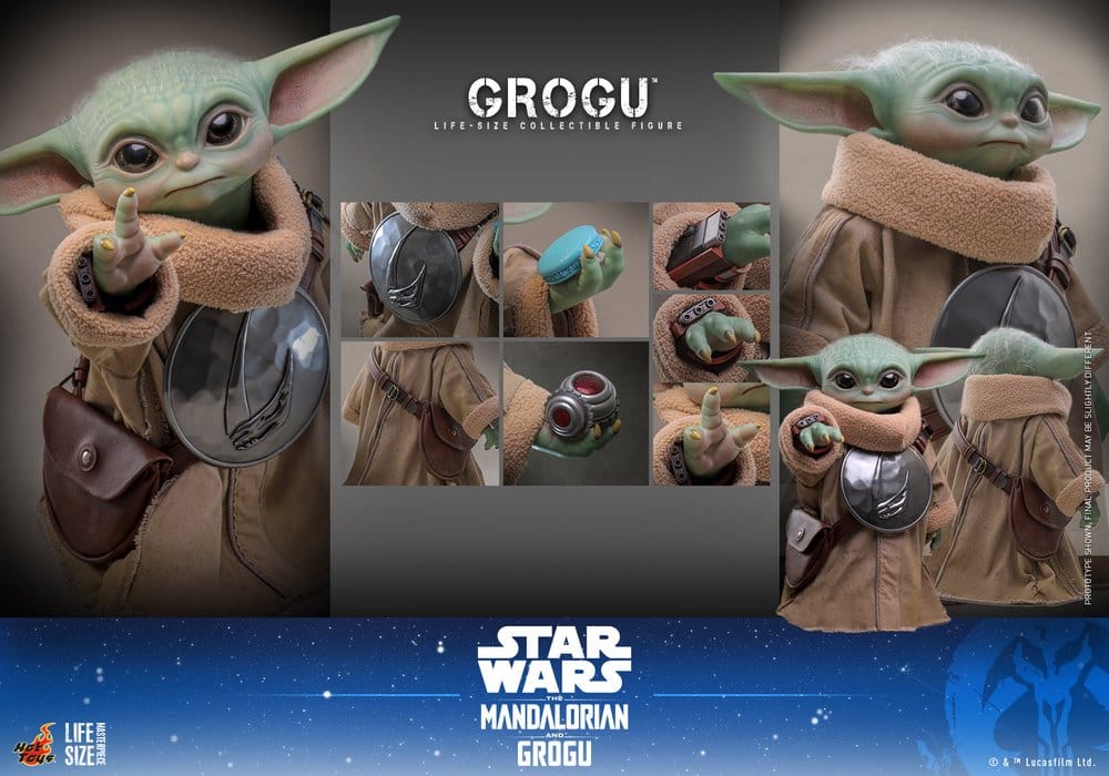 Hot Toys Star Wars The Mandalorian & Grogu - Grogu Life-Size Figur