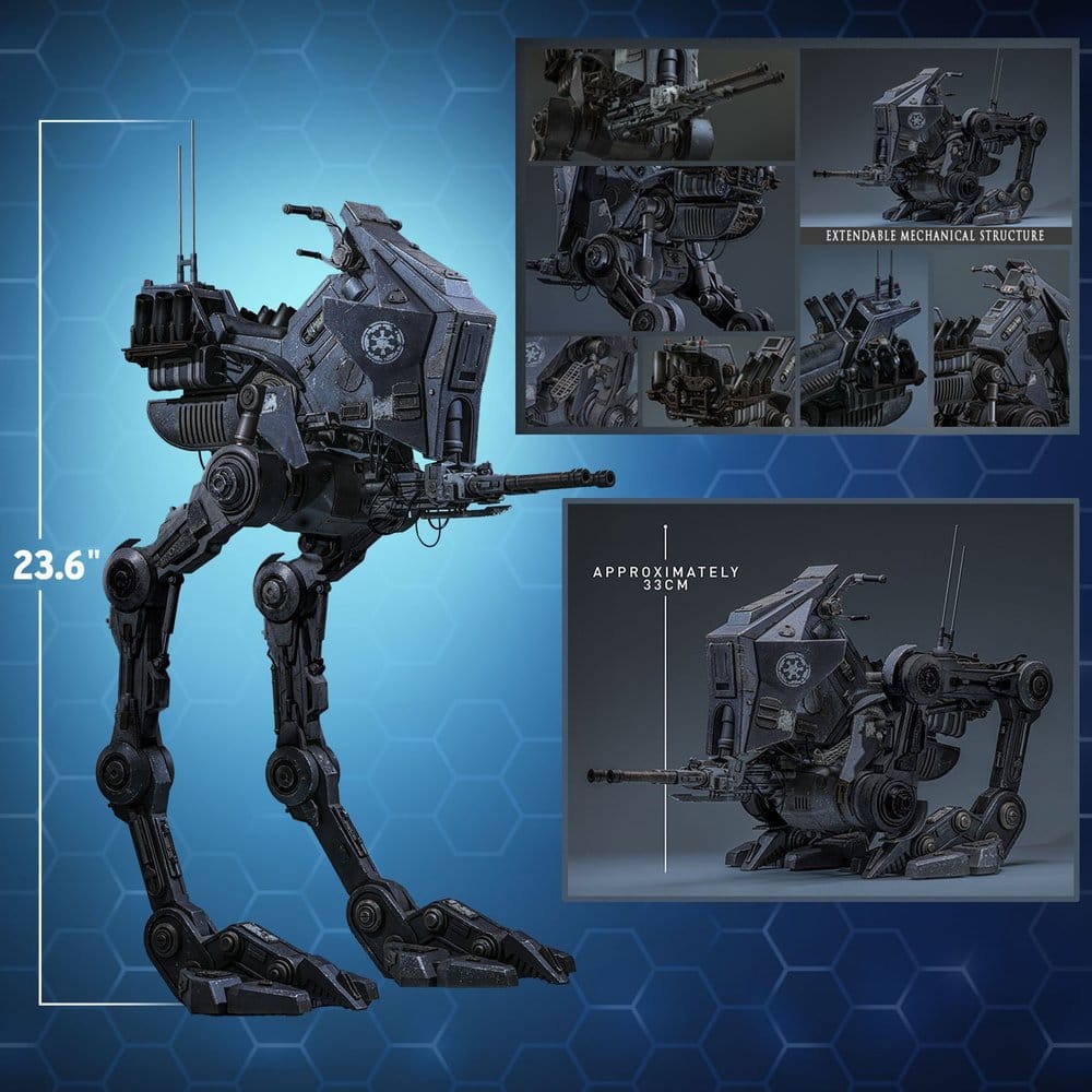 Hot Toys Star Wars: The Mandalorian & Grogu Movie Masterpiece Actionfiguren Set 1/6 Imperial Remnant AT-RT Driver &