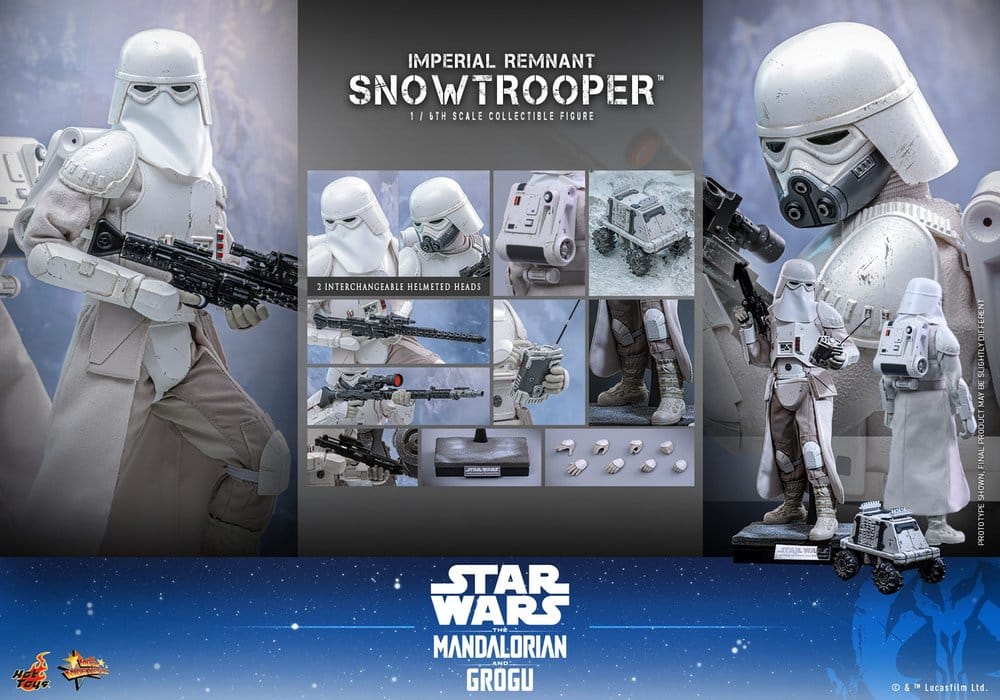 Hot Toys Star Wars: The Mandalorian & Grogu Movie Masterpiece Actionfigur 1/6 Imperial Remnant Snowtrooper 30 cm