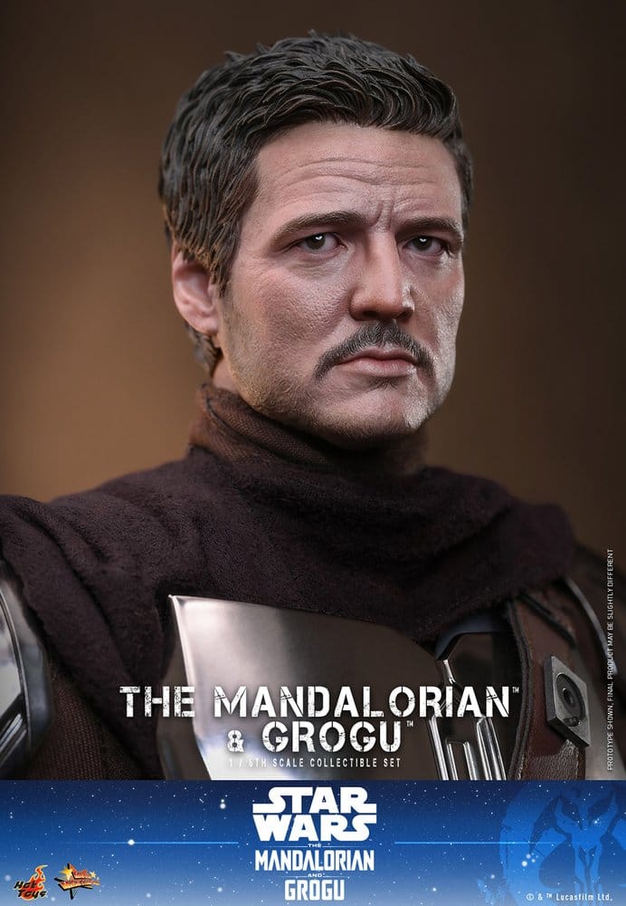 Hot Toys Star Wars: The Mandalorian & Grogu Movie Masterpiece Actionfigur 1/6 The Mandalorian and Grogu 31 cm