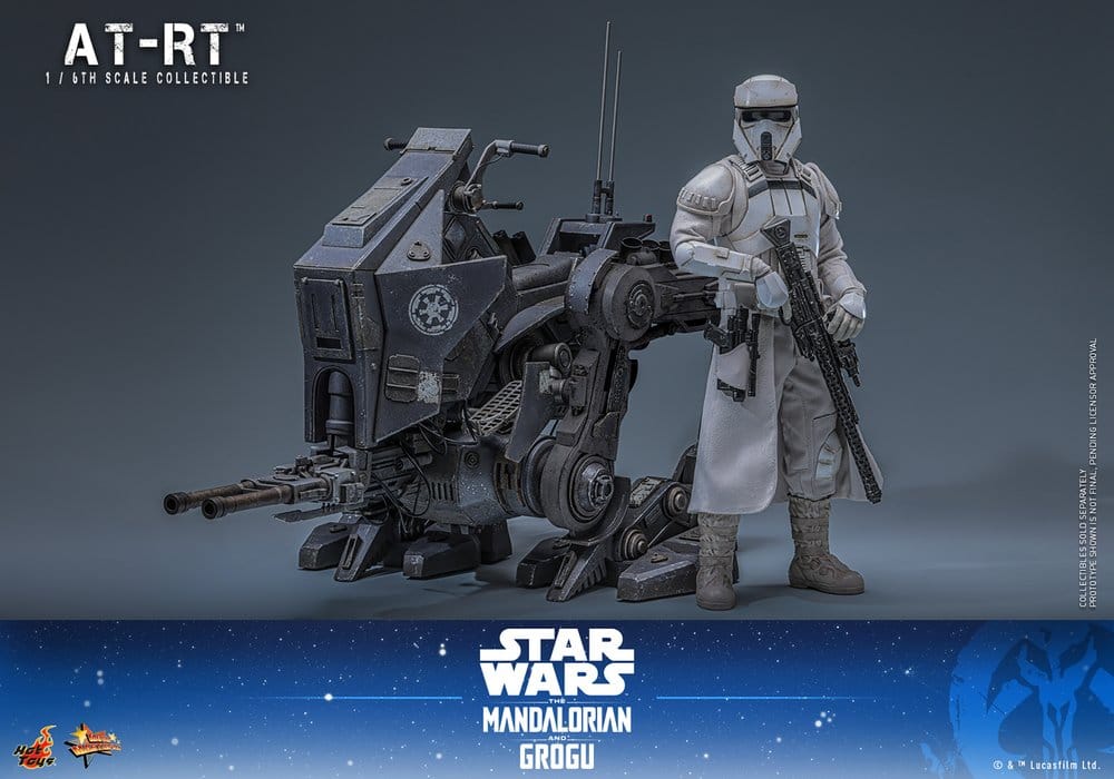 Hot Toys Star Wars: The Mandalorian & Grogu Movie Masterpiece Actionfiguren Set 1/6 Imperial Remnant AT-RT Driver &