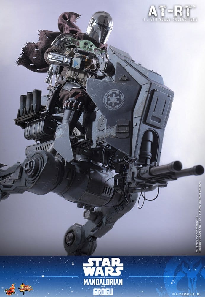 Hot Toys Star Wars: The Mandalorian & Grogu Movie Masterpiece Actionfiguren Set 1/6 Imperial Remnant AT-RT Driver &