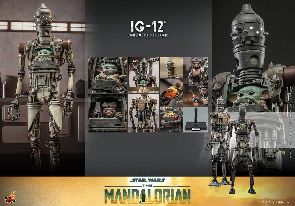 Hot Toys Star Wars The Mandalorian IG-12 1/6 Actionfigur