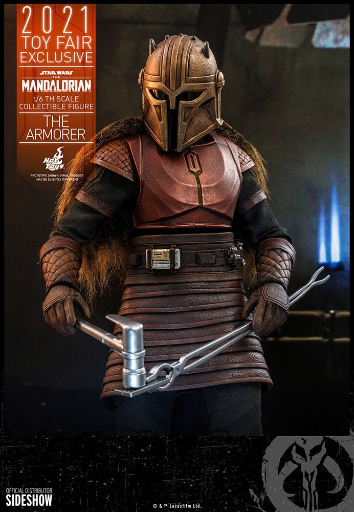 Hot Toys Star Wars The Mandalorian The Armorer 2021 Toy Fair Exclusive 1/6 Actionfigur