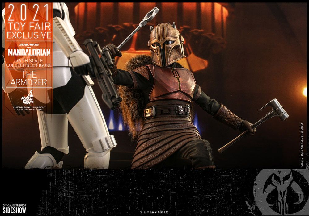 Hot Toys Star Wars The Mandalorian The Armorer 2021 Toy Fair Exclusive 1/6 Actionfigur
