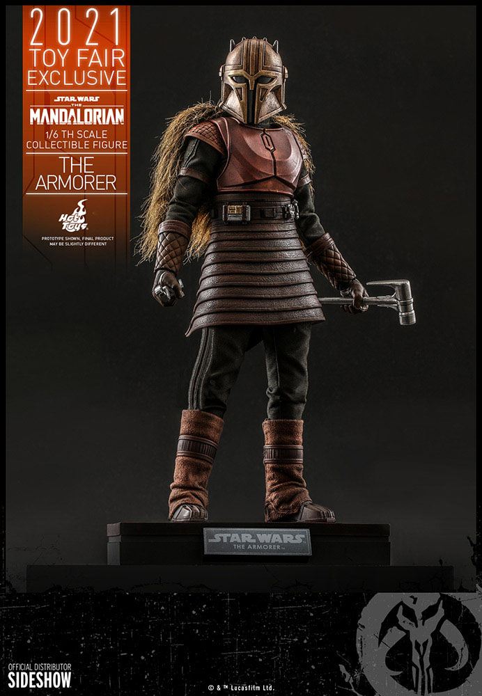 Hot Toys Star Wars The Mandalorian The Armorer 2021 Toy Fair Exclusive 1/6 Actionfigur