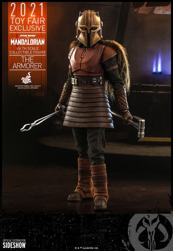 Hot Toys Star Wars The Mandalorian The Armorer 2021 Toy Fair Exclusive 1/6 Actionfigur