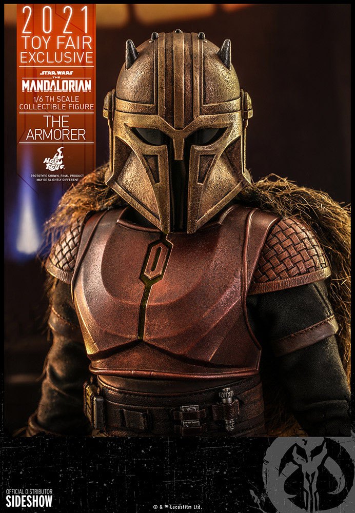 Hot Toys Star Wars The Mandalorian The Armorer 2021 Toy Fair Exclusive 1/6 Actionfigur