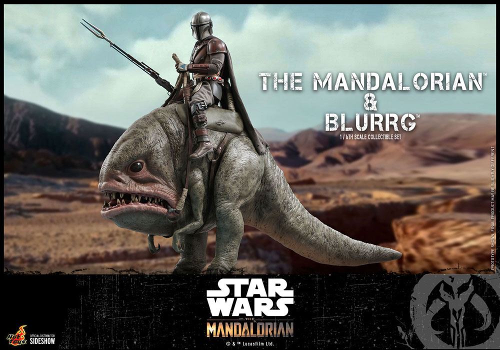 Hot Toys Star Wars The Mandalorian The Mandalorian & Blurrg Doppelpack 1/6 Actionfiguren
