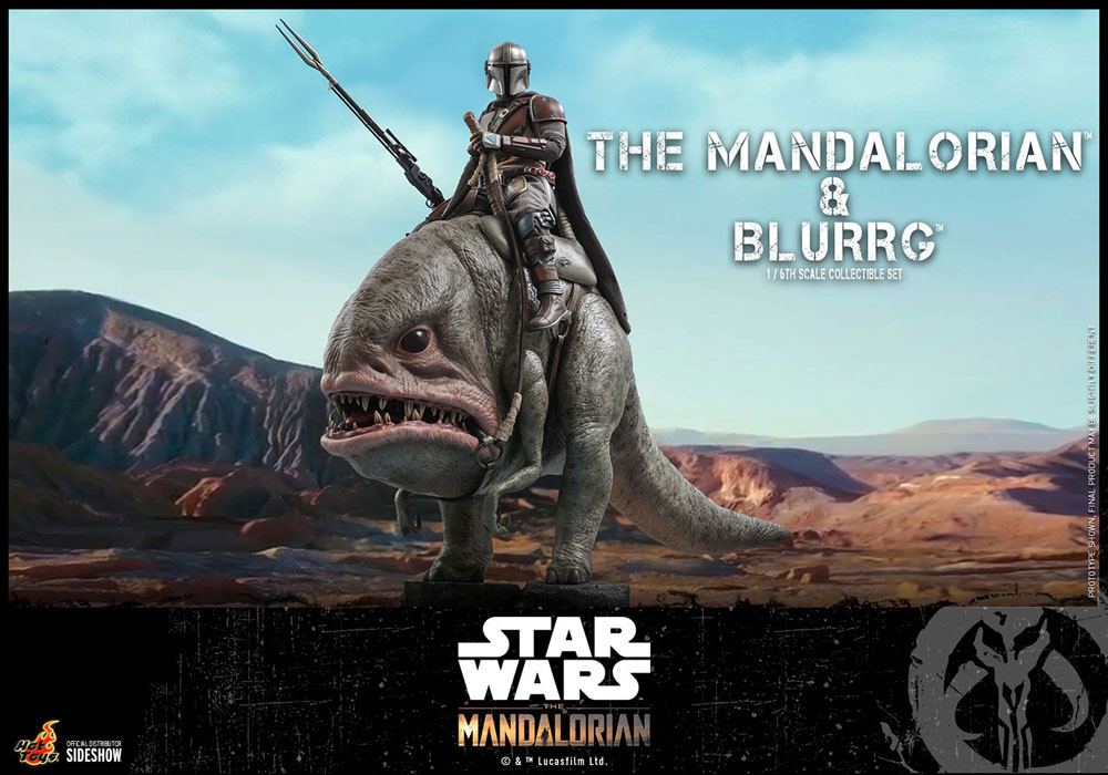 Hot Toys Star Wars The Mandalorian The Mandalorian & Blurrg Doppelpack 1/6 Actionfiguren