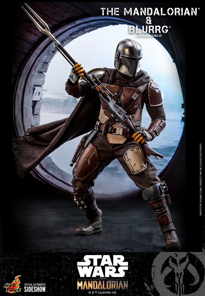 Hot Toys Star Wars The Mandalorian The Mandalorian & Blurrg Doppelpack 1/6 Actionfiguren