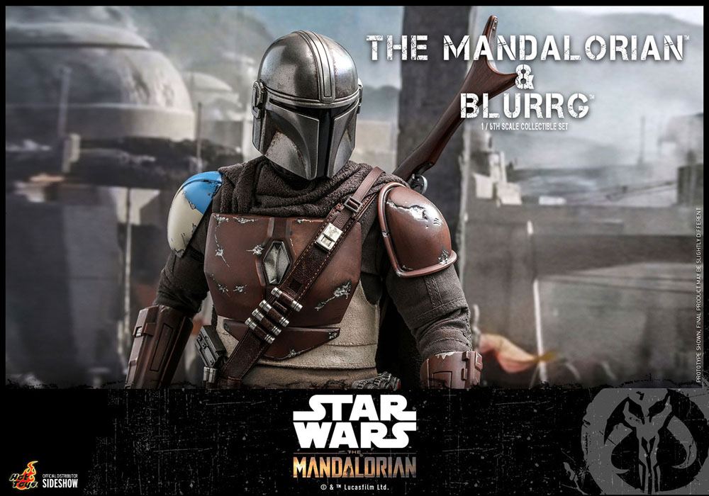 Hot Toys Star Wars The Mandalorian The Mandalorian & Blurrg Doppelpack 1/6 Actionfiguren