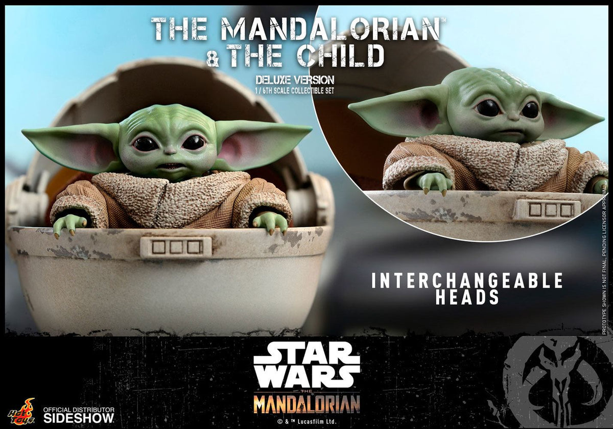 Hot Toys Star Wars The Mandalorian The Mandalorian & The Child Deluxe 1/6 Doppelpack Actionfiguren