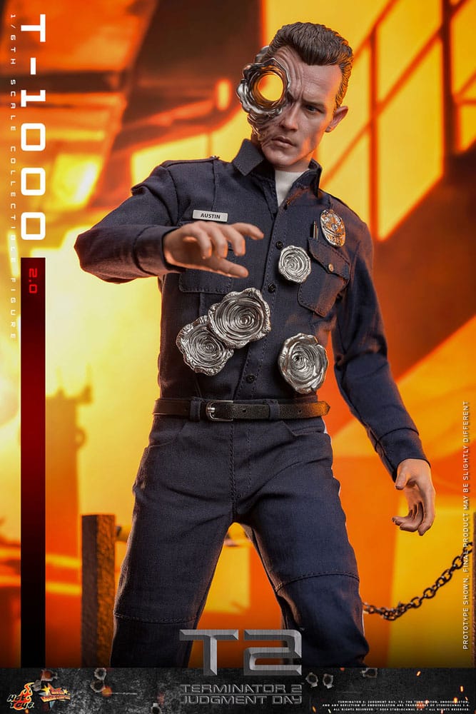 Hot Toys Terminator 2 T-1000 (2.0) Movie Masterpiece 1/6 Actionfigur