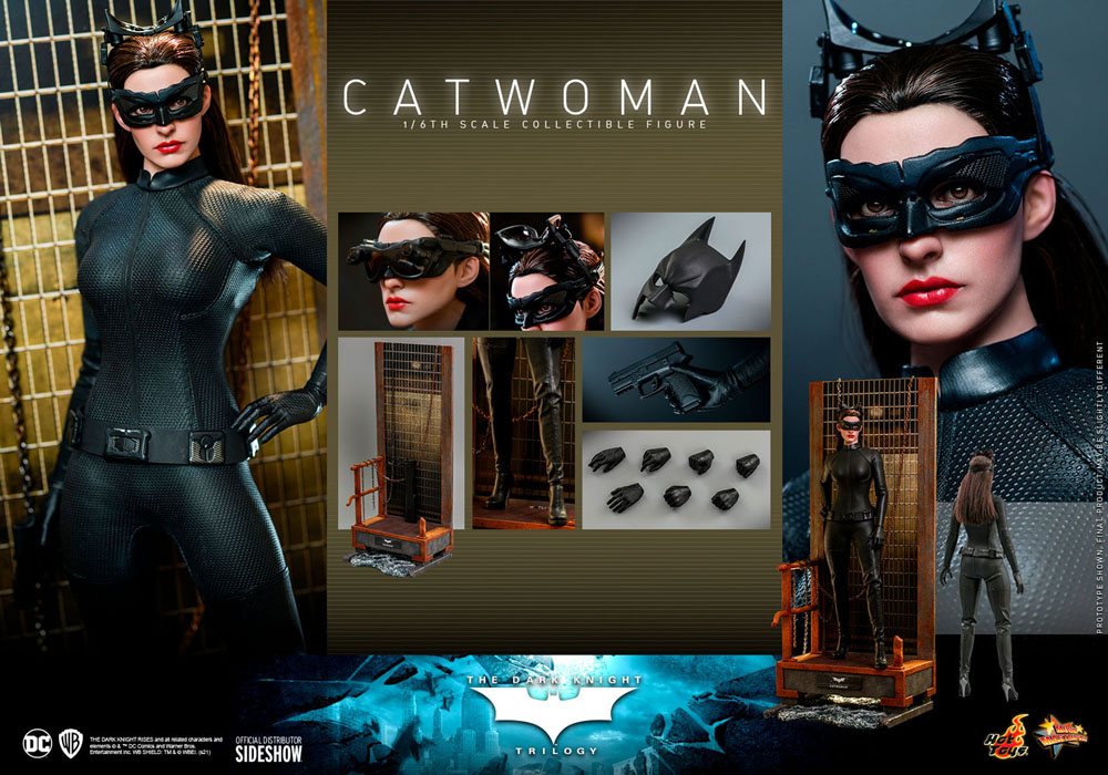 Hot Toys The Dark Knight Trilogy Catwoman 1/6 Movie Masterpiece Actionfigur 29 cm