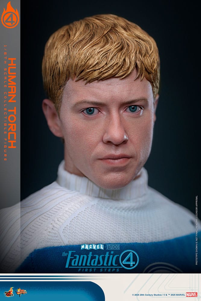 Hot Toys The Fantastic Four First Steps Human Torch 1/6 Actionfigur
