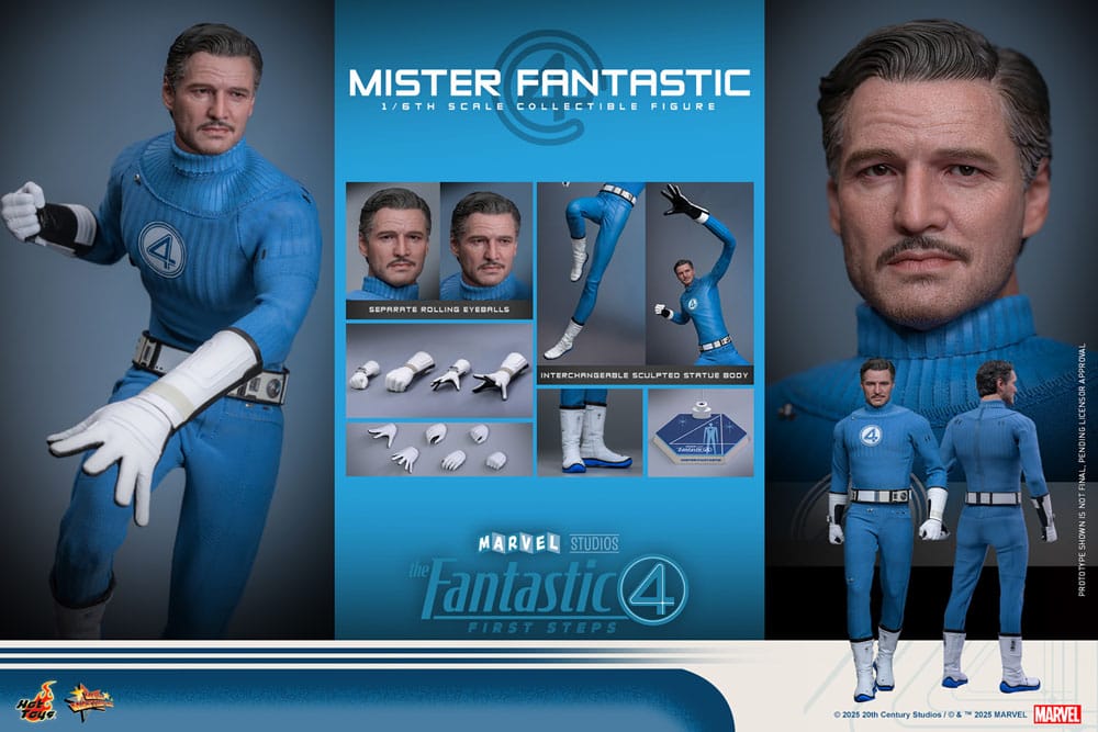 Hot Toys The Fantastic Four First Steps Mister Fantastic 1/6 Actionfigur