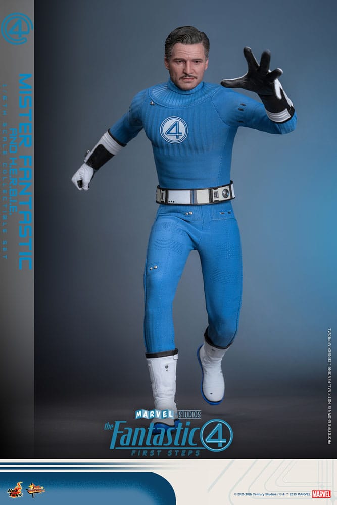 Hot Toys The Fantastic Four First Steps Mister Fantastic & H.E.R.B.I.E. 1/6 Actionfiguren