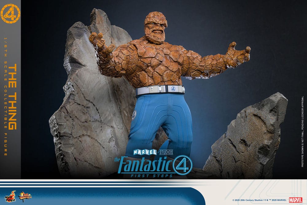 Hot Toys The Fantastic Four: First Steps Movie Masterpiece Actionfigur 1/6 The Thing 31 cm