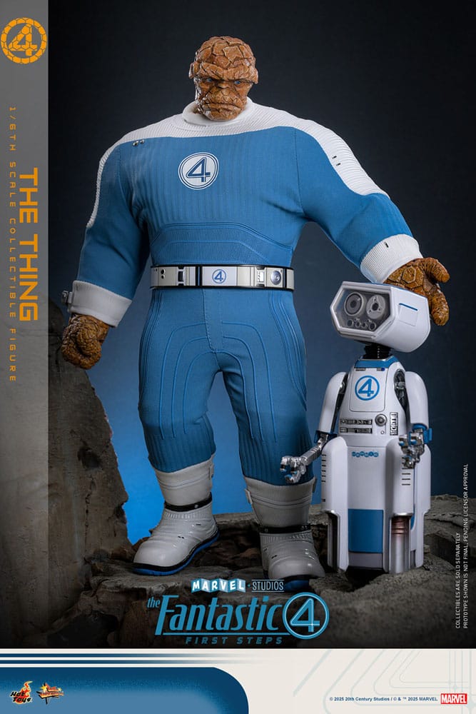 Hot Toys The Fantastic Four: First Steps Movie Masterpiece Actionfigur 1/6 The Thing 31 cm