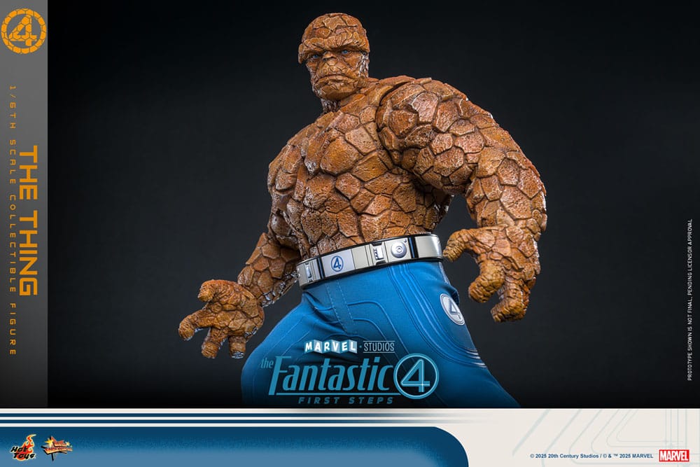 Hot Toys The Fantastic Four: First Steps Movie Masterpiece Actionfigur 1/6 The Thing 31 cm