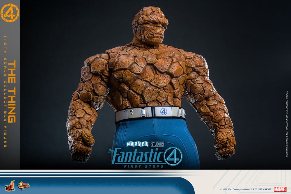 Hot Toys The Fantastic Four: First Steps Movie Masterpiece Actionfigur 1/6 The Thing 31 cm