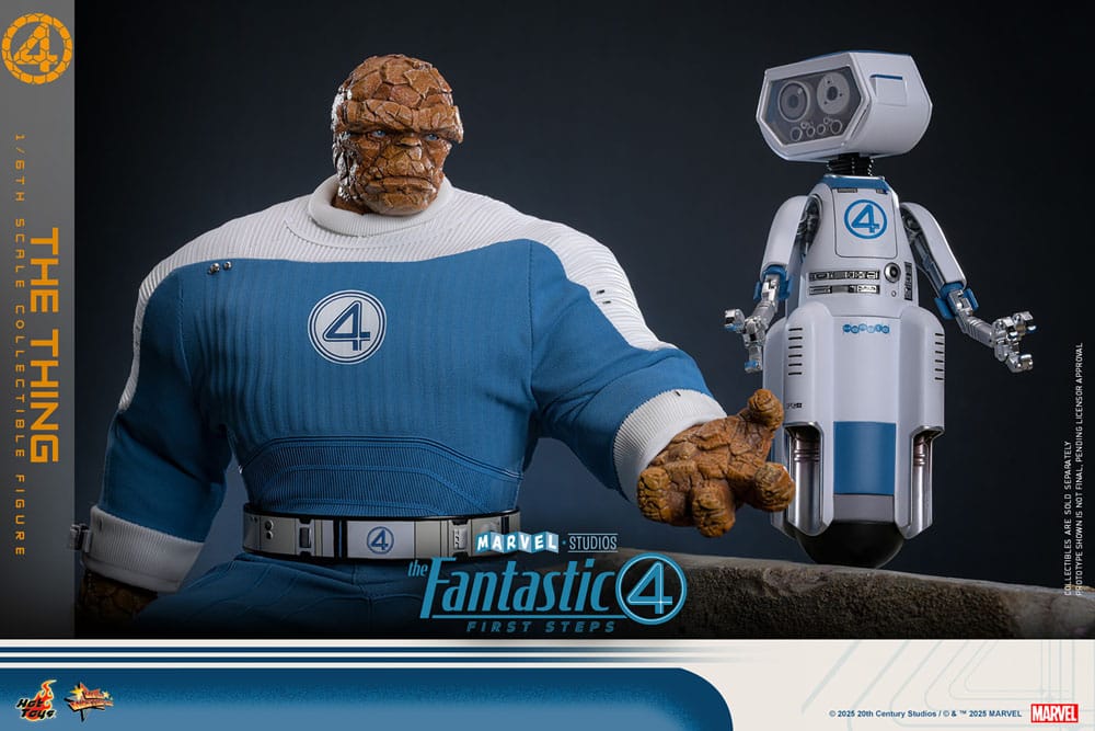 Hot Toys The Fantastic Four: First Steps Movie Masterpiece Actionfigur 1/6 The Thing 31 cm