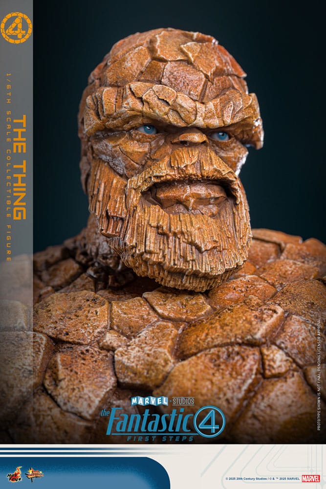 Hot Toys The Fantastic Four: First Steps Movie Masterpiece Actionfigur 1/6 The Thing 31 cm