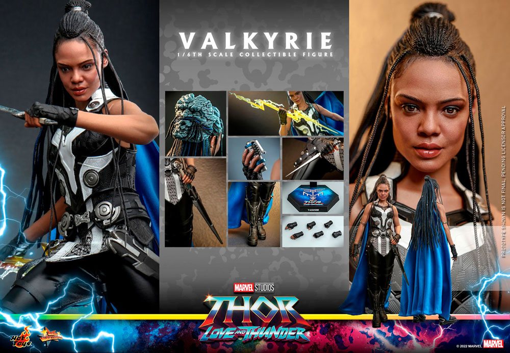 Hot Toys Thor Love and Thunder Valkyrie 1/6 Masterpiece Actionfigur 28 cm
