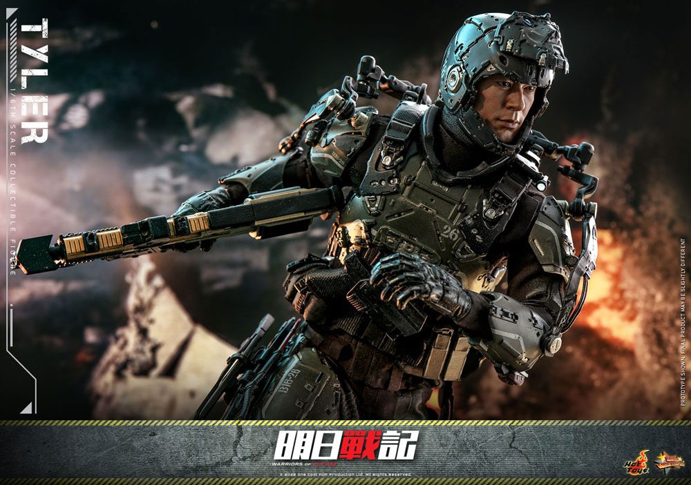 Hot Toys Warriors of Future Tyler Movie Masterpiece 1/6 Actionfigur
