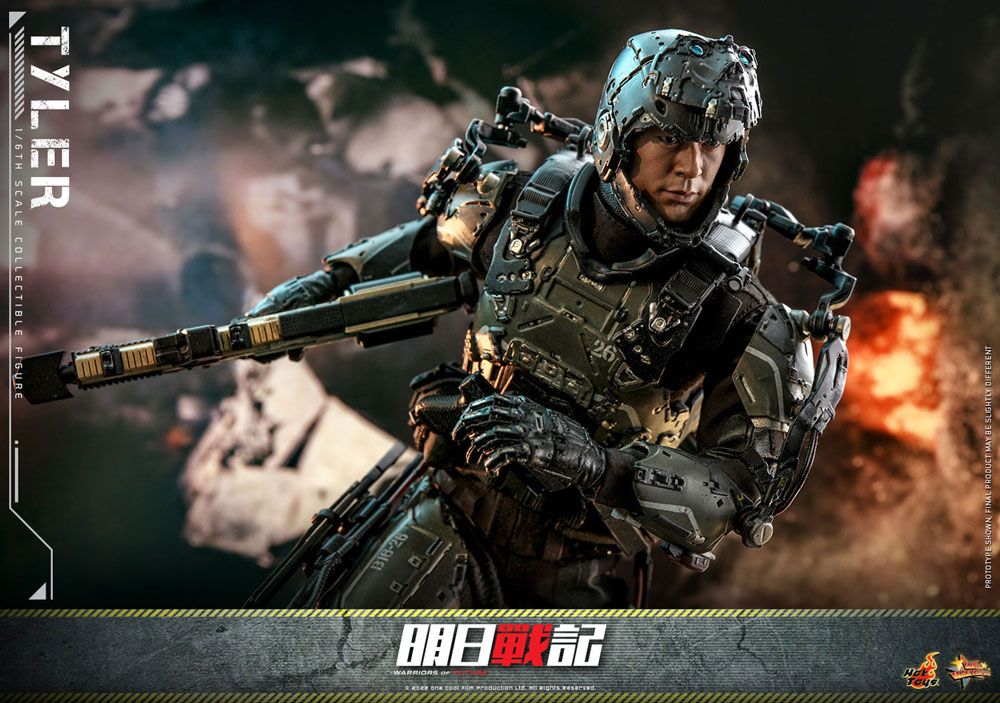 Hot Toys Warriors of Future Tyler Movie Masterpiece 1/6 Actionfigur