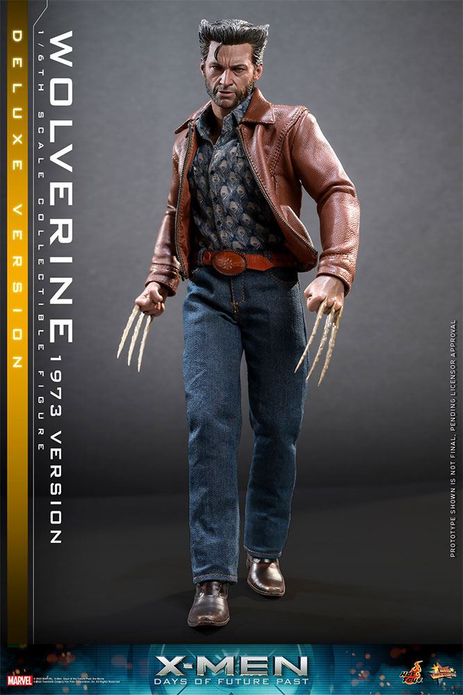 Hot Toys X-Men Zukunft ist Vergangenheit Wolverine (1973 Version) Deluxe Version 1/6 Actionfigur Movie Masterpiece 30 cm