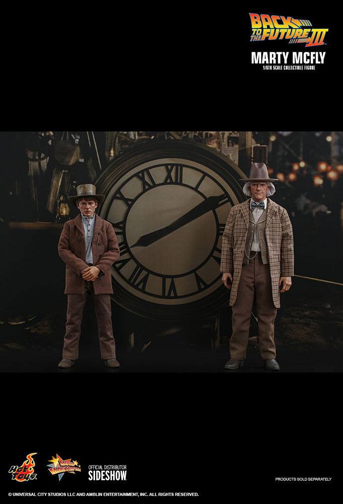 Hot Toys Zurück in die Zukunft III Movie Masterpiece Actionfigur 1/6 Marty McFly 28 cm