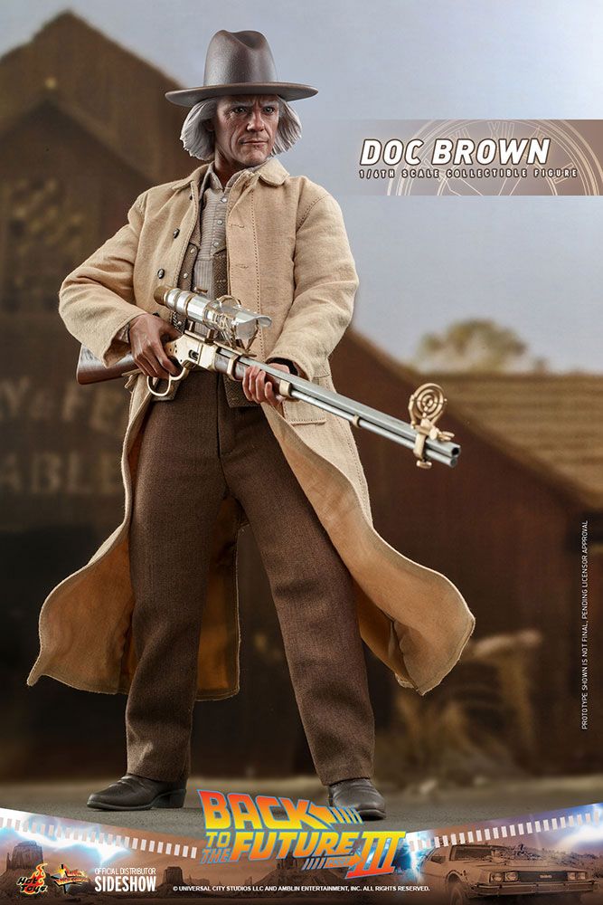 Hot Toys Zurück in die Zukunft III Movie Masterpiece Actionfigur 1/6 Doc Brown 32 cm