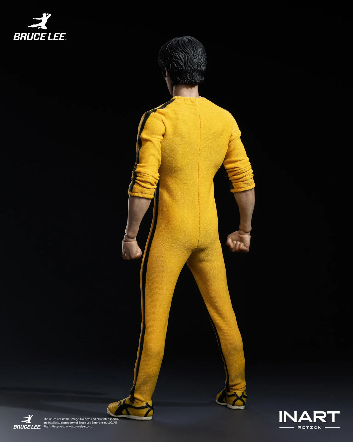 INART Bruce Lee (yellow Jumpsuit) Collectible 1/12 Actionfigur