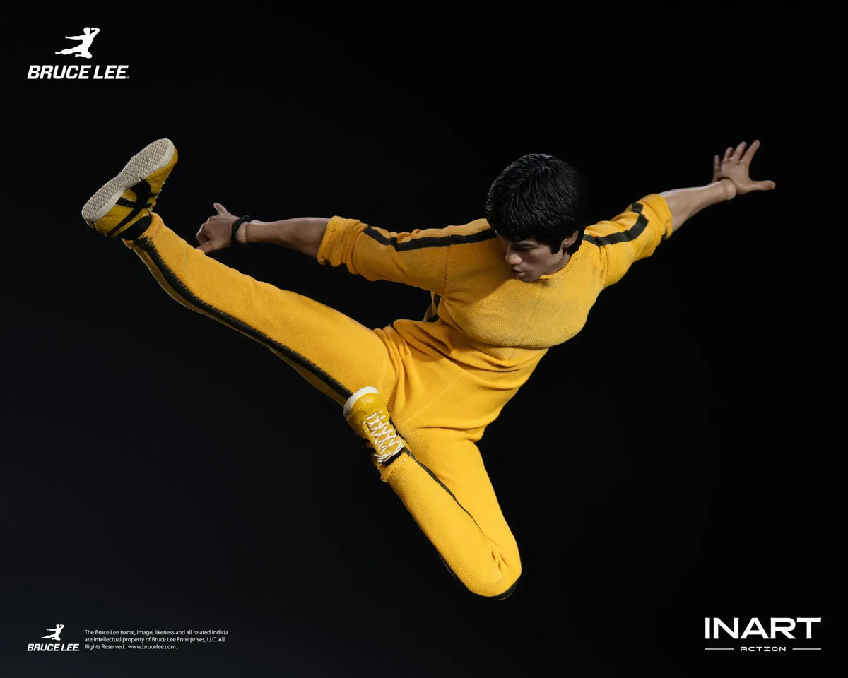 INART Bruce Lee (yellow Jumpsuit) Collectible 1/12 Actionfigur