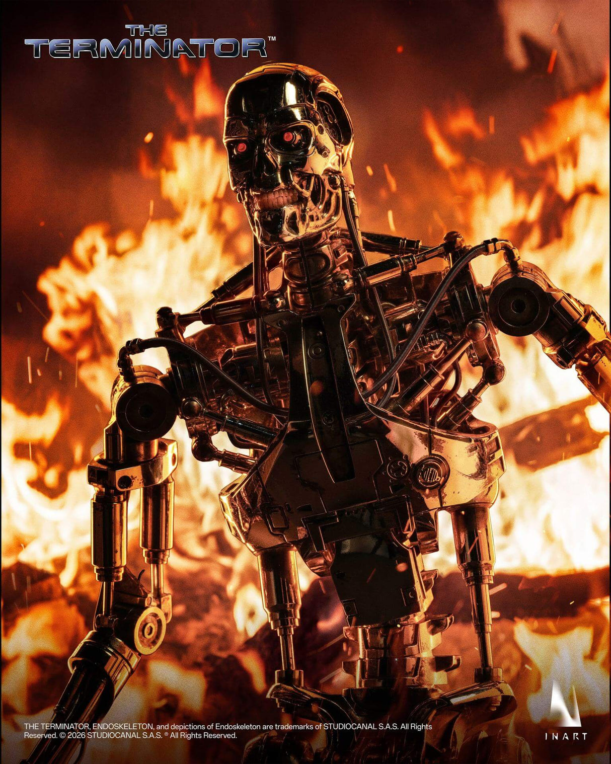 INART The Terminator T-800 Endoskeleton Collectible 1/6 Actionfigur