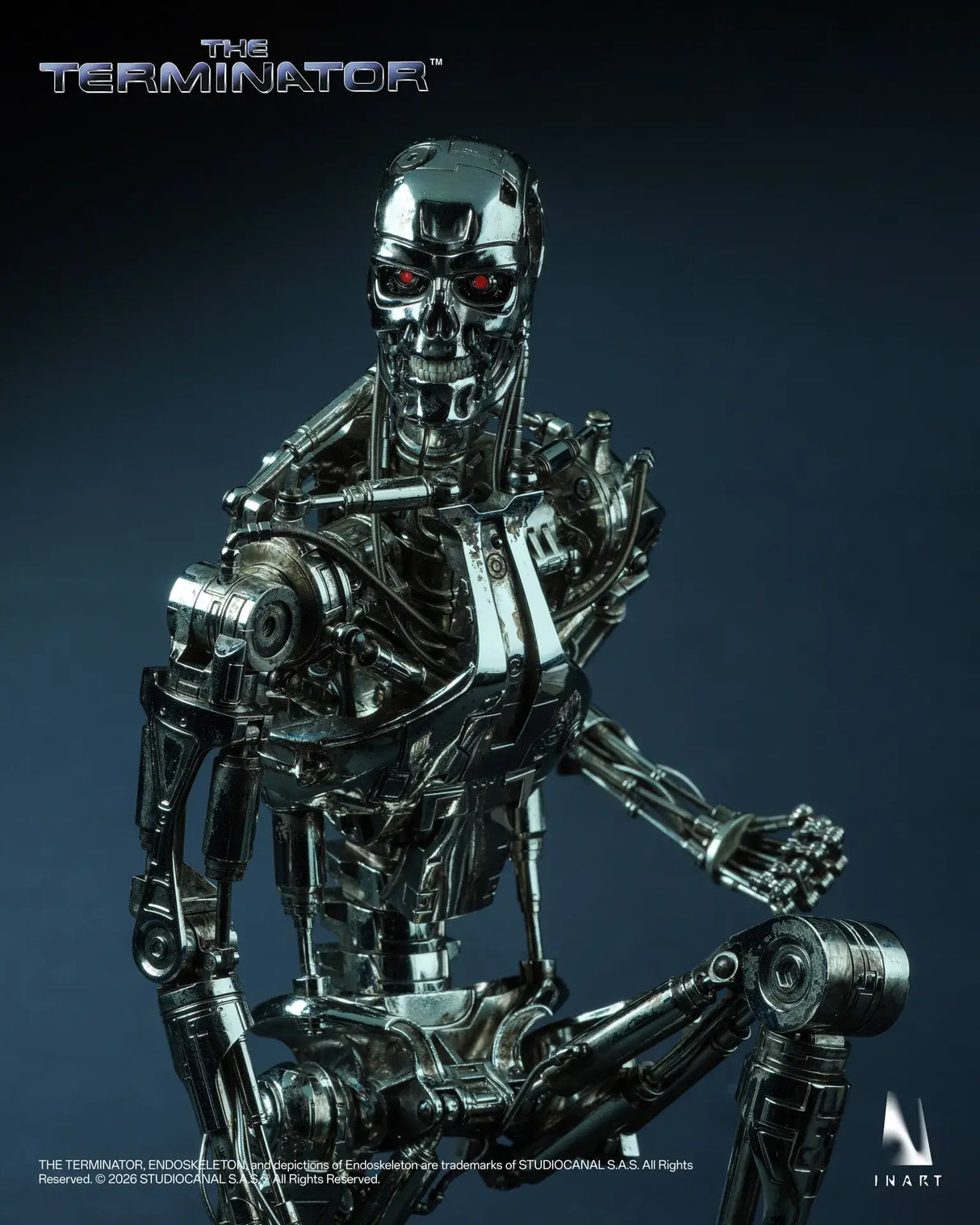 INART The Terminator T-800 Endoskeleton Collectible 1/6 Actionfigur