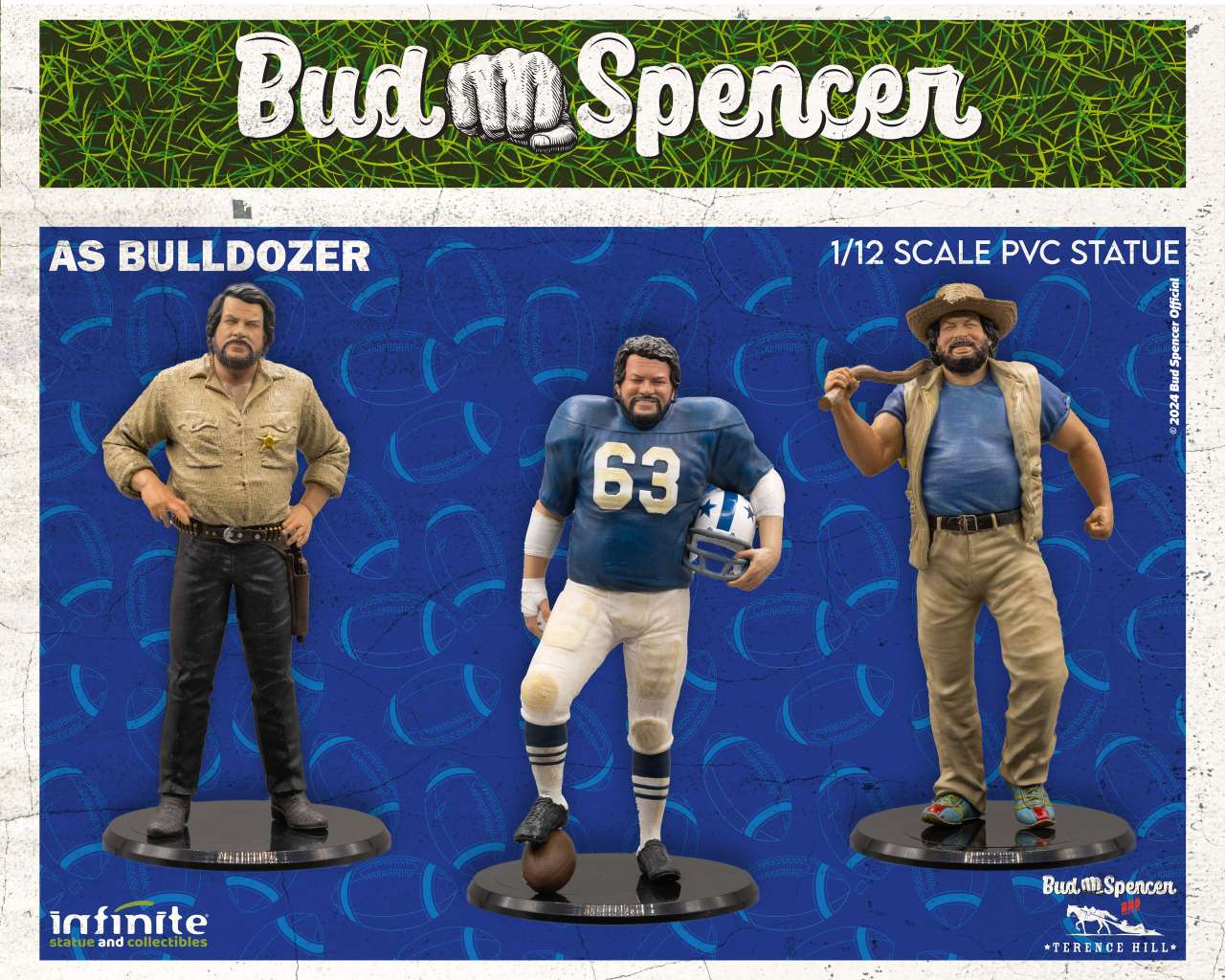 Infinite Statue Bud Spencer as Bulldozer 1/12 PVC Statue