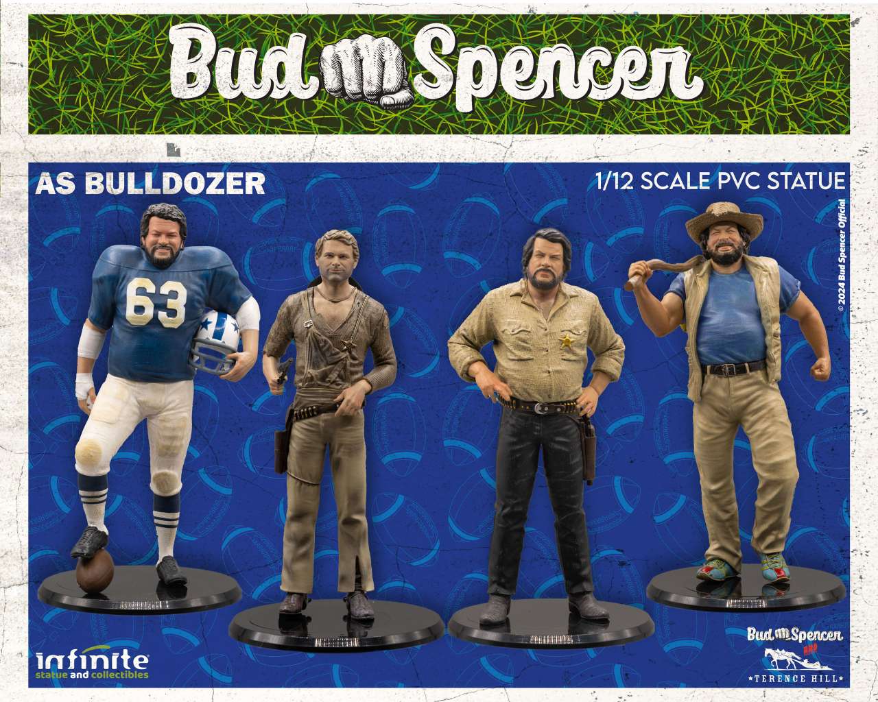 Infinite Statue Bud Spencer as Bulldozer 1/12 PVC Statue