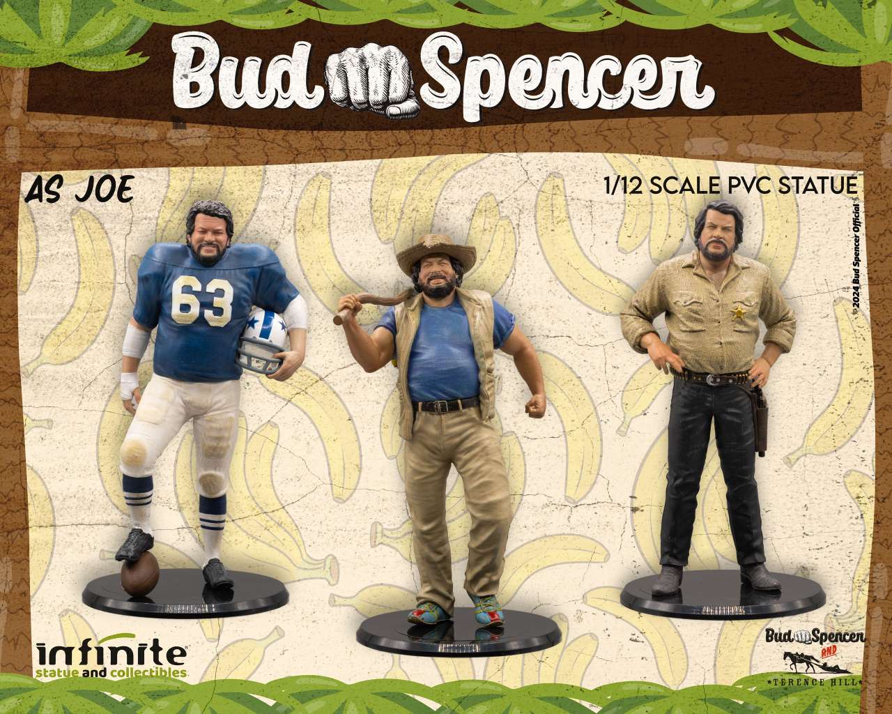 Infinite Statue Bud Spencer as Joe 1/12 PVC Statue