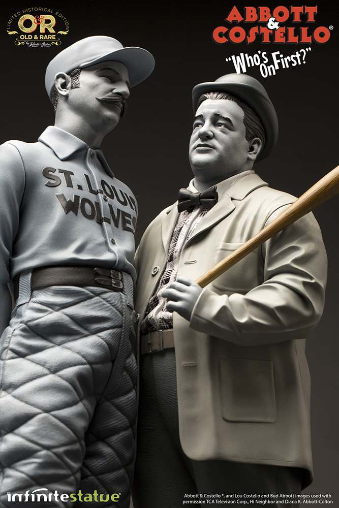 Infinite Statue / Kaustic Plastik Abbot & Costello Old & Rare 1/6 Resin Statue