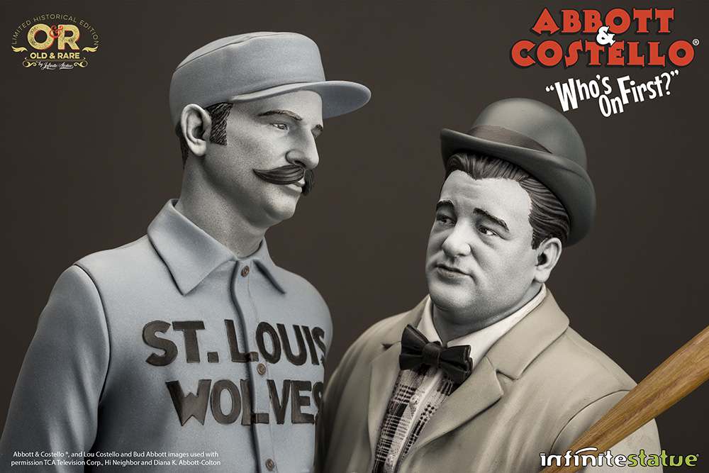 Infinite Statue / Kaustic Plastik Abbot & Costello Old & Rare 1/6 Resin Statue