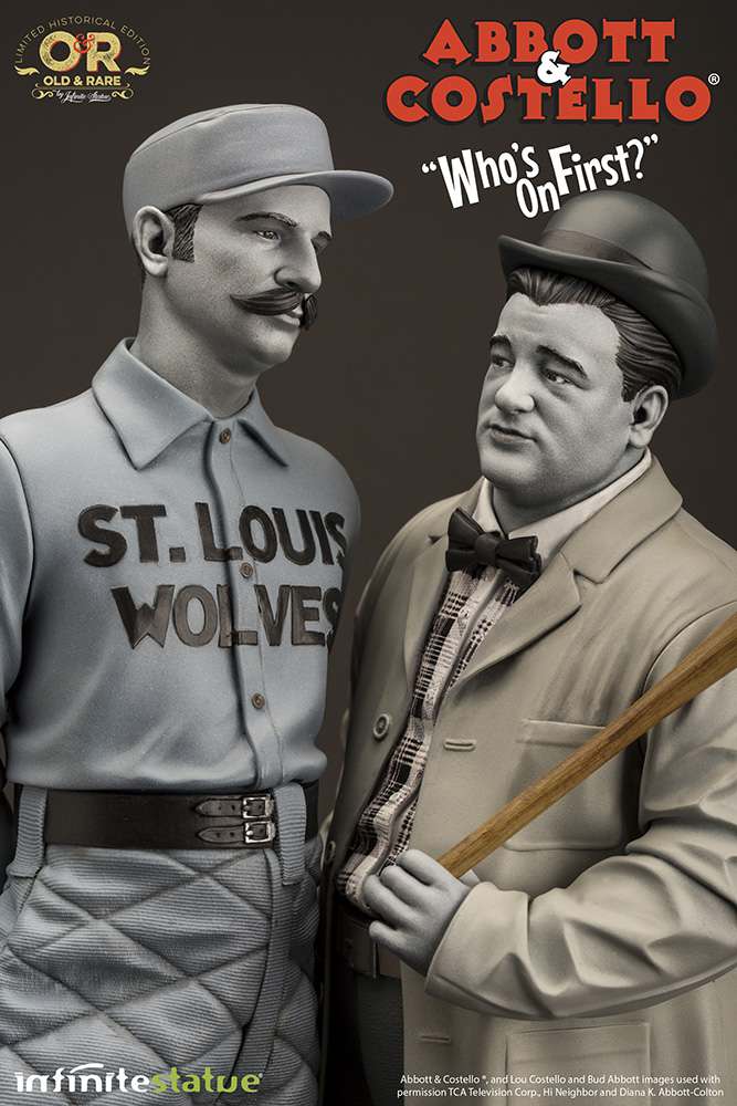 Infinite Statue / Kaustic Plastik Abbot & Costello Old & Rare 1/6 Resin Statue