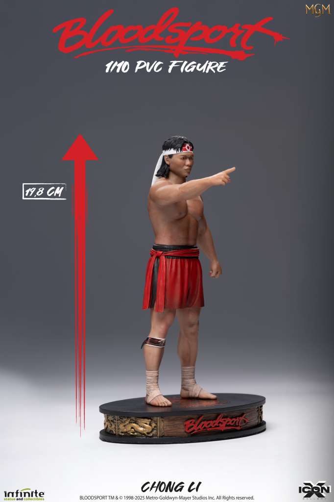 Infinite Statue / Kaustic Plastik Bloodsport Chong Li Icon X 1/10 PVC Figur