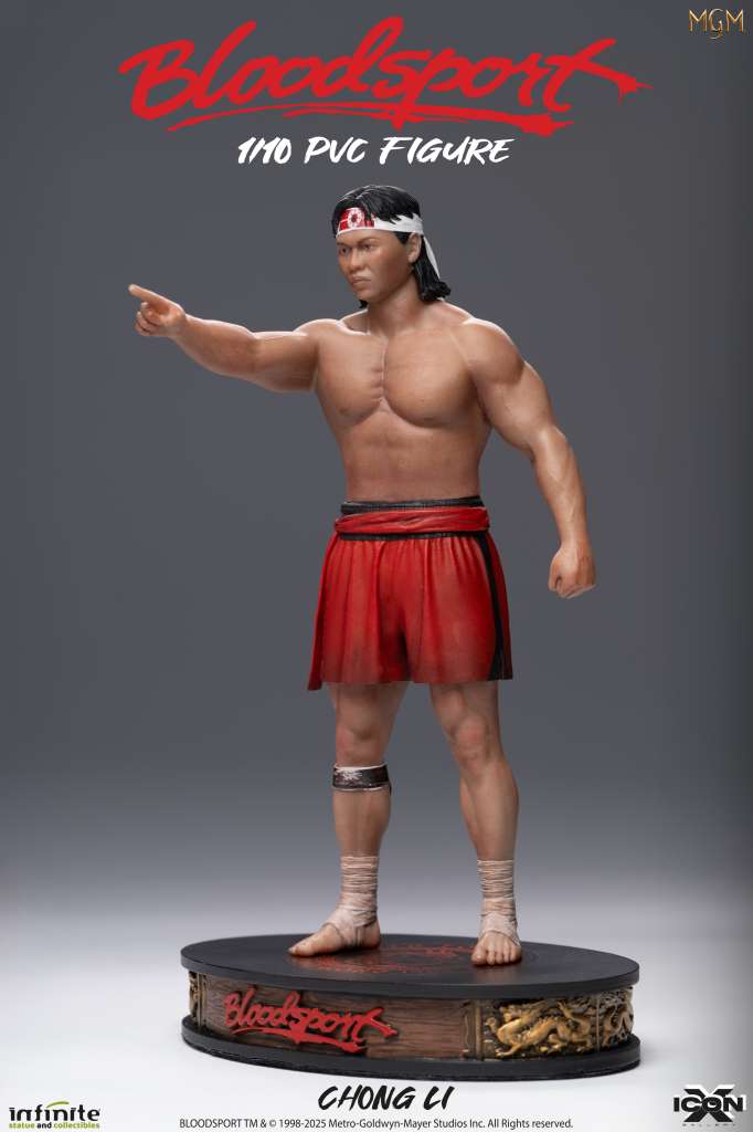 Infinite Statue / Kaustic Plastik Bloodsport Chong Li Icon X 1/10 PVC Figur