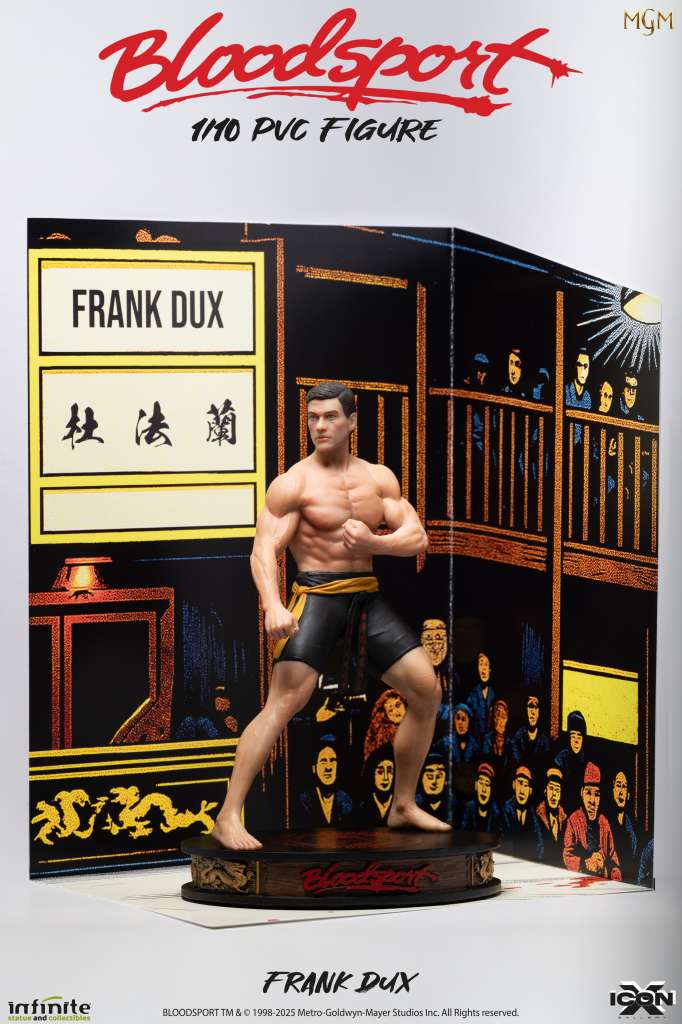 Infinite Statue / Kaustic Plastik Bloodsport Frank Dux Jean-Claude van Damme Icon X 1/10 PVC Figur