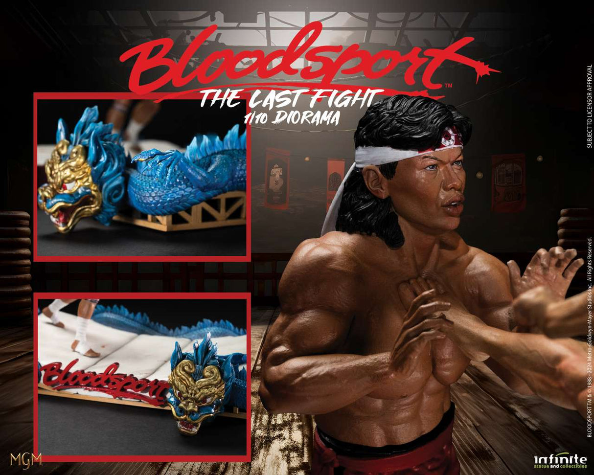 Infinite Statue / Kaustic Plastik Bloodsport The Last Fight 1/10 Diorama Statue