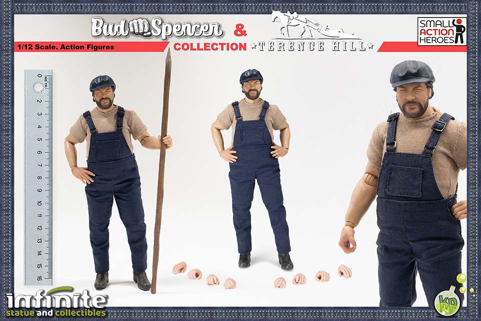 Infinite Statue / Kaustic Plastik Bud Spencer Small Action Heroes 16 cm 1/12 Actionfigur