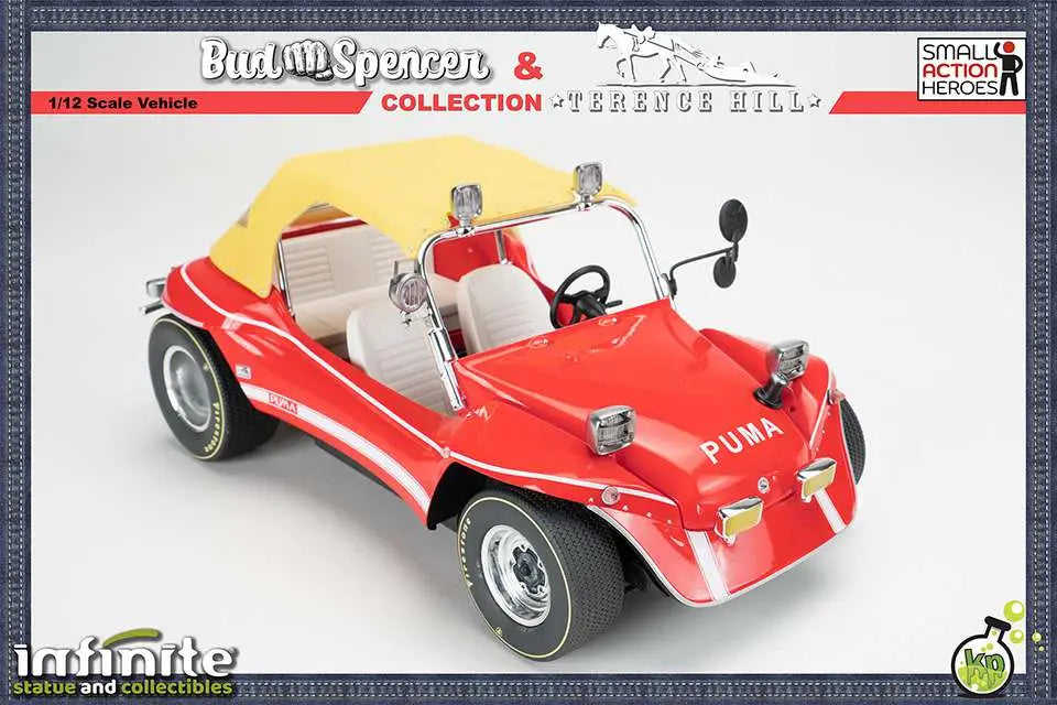 Infinite Statue / Kaustic Plastik Bud Spencer & Terence Hill Dune Bugy Perfect Model 1/12